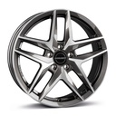 BORBET Z MIST ANTRACITE GLOSS POL 7.5x18 5/112 ET43 CB57.1