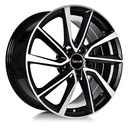 AVUS AC-518 BLACK POLISHED 6x15 4/108 ET38 CB63.4