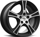SPATH SP01 TRAILER BLACK MATT POL 5.5x15 5/112 ET30 CB66.6