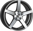 ACC VULCAN MATT GRAPHITE / MATT POLISHED 7.5x17 5/105 ET39 CB56.6