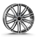 AVUS AC-M08 ANTHRACITE POLISHED 11.5x20 5/130 ET68 CB71.6