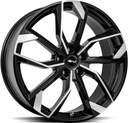 BROCK RC34 BLACK FULL POLISH 8x19 5/112 ET45 CB57.1