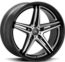 R-SERIES R4 BLACK POLISH 8.5x19 5/112 ET25 CB66.6