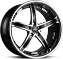 VERTINI FAIRLADY BLACK MACH FACE 9.5x19 5/120 ET22 CB72.6