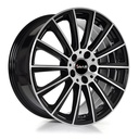 AVUS AC-M07 BLACK POLISHED 8.5x19 5/112 ET35 CB66.6