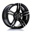 AVUS AC-MB3 BLACK POLISHED 9.5x20 5/112 ET40 CB66.7