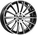 ELIT WHEELS EW02 BLACK / POLISHED 8.5x19 5/112 ET32 CB66.5