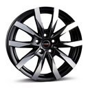 BORBET CW5 BLACK POLISHED MATT 6x16 5/130 ET68 CB78.1