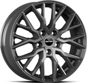 GMP BOOSTER GLOSS ANTHRACITE 8x19 6/130 ET45 CB84.1