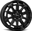 BROCK B45 SATIN BLACK MATT 8x20 5/120 ET39 CB72.6